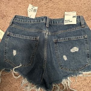 Forever 21 distress denim shorts